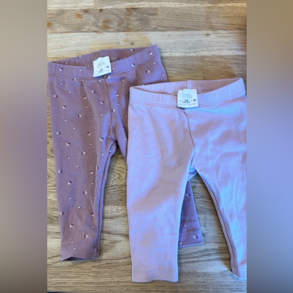 Zara baby 1-3 leggings bundle EUC